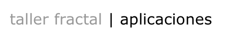 taller fractal | aplicaciones